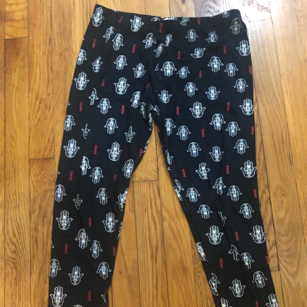 Fleece Print Leggings